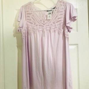 Daniel Rain lavender maternity blouse NWT**